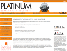 Tablet Screenshot of platinum-scs.com